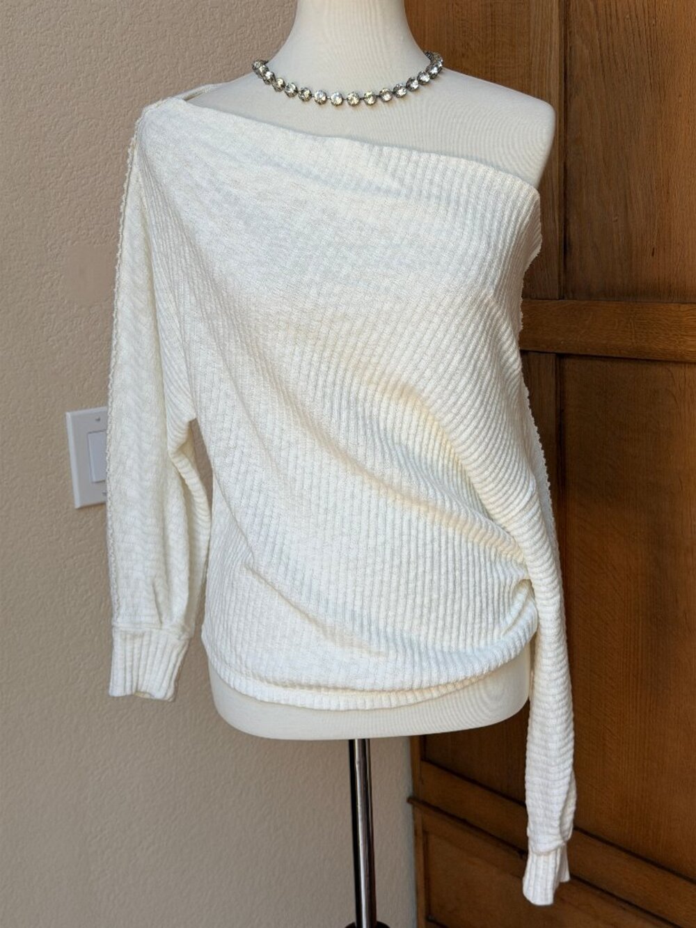 Gibson Off the Shoulder Bell Sweater